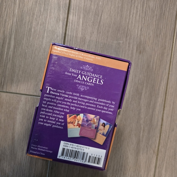 Purple Angel Oracle Cards - Picture 2 of 2